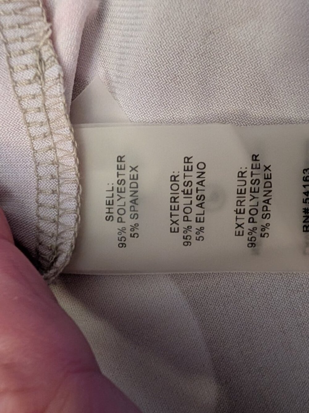 Calvin Klein size 1X beige/tan sleeveless top with pink & coral colored flowers - Picture 4 of 5